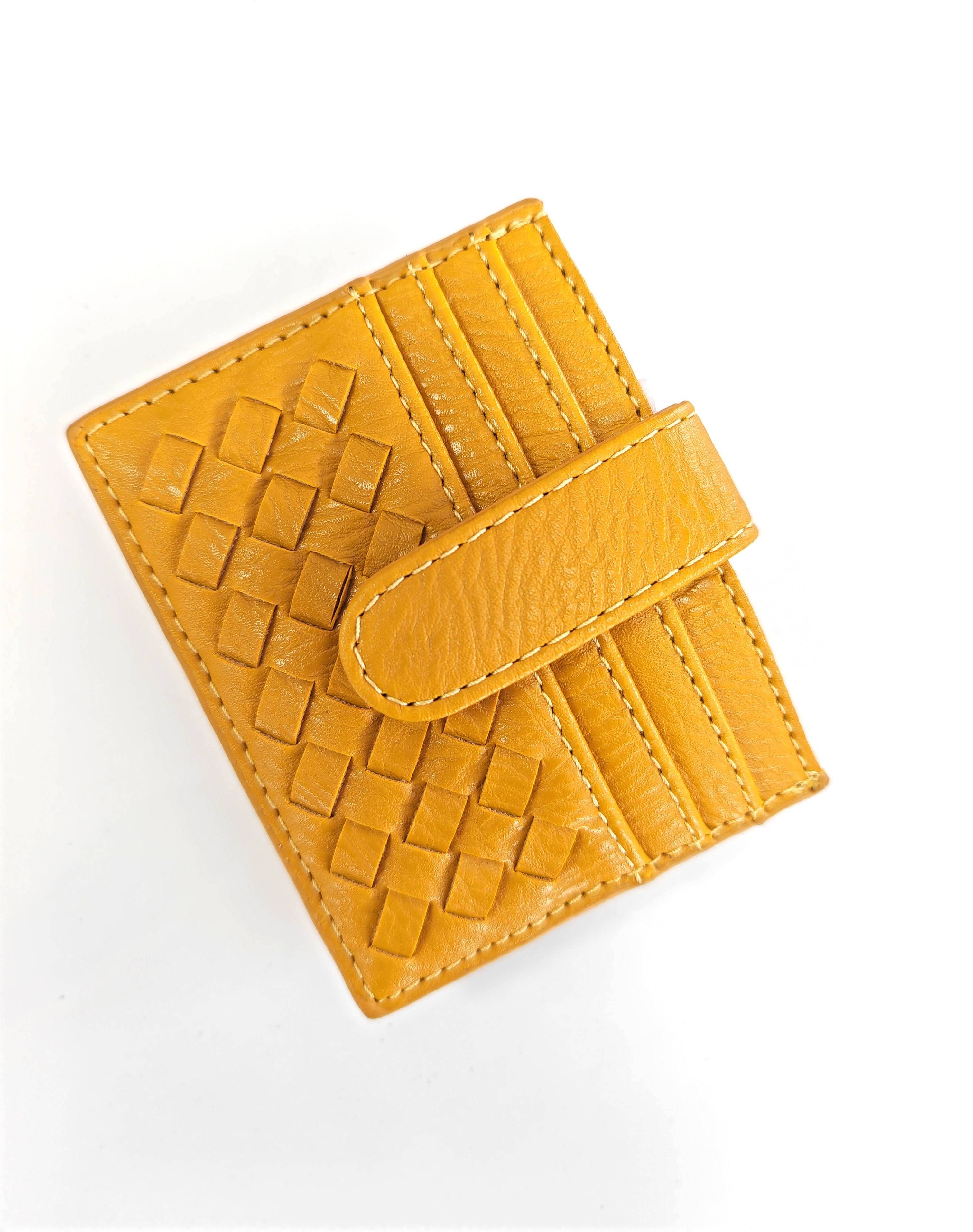 Superbia - Wholesale Card Holder - Women's - Handmade Woven Premium Quality Pu Flat Card Holder Note -a6014