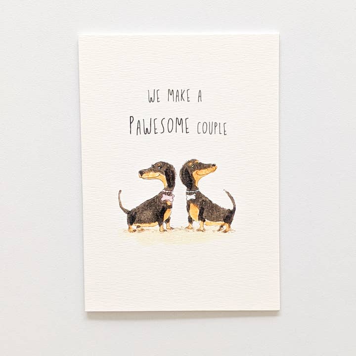 We Make a Pawesome Couple for wholesale by Well Drawn