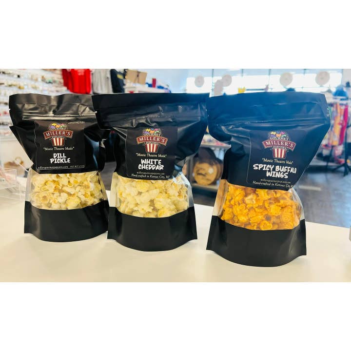 Miller's Gourmet Popcorn – wholesale Popcorn – White Cheddar Popcorn