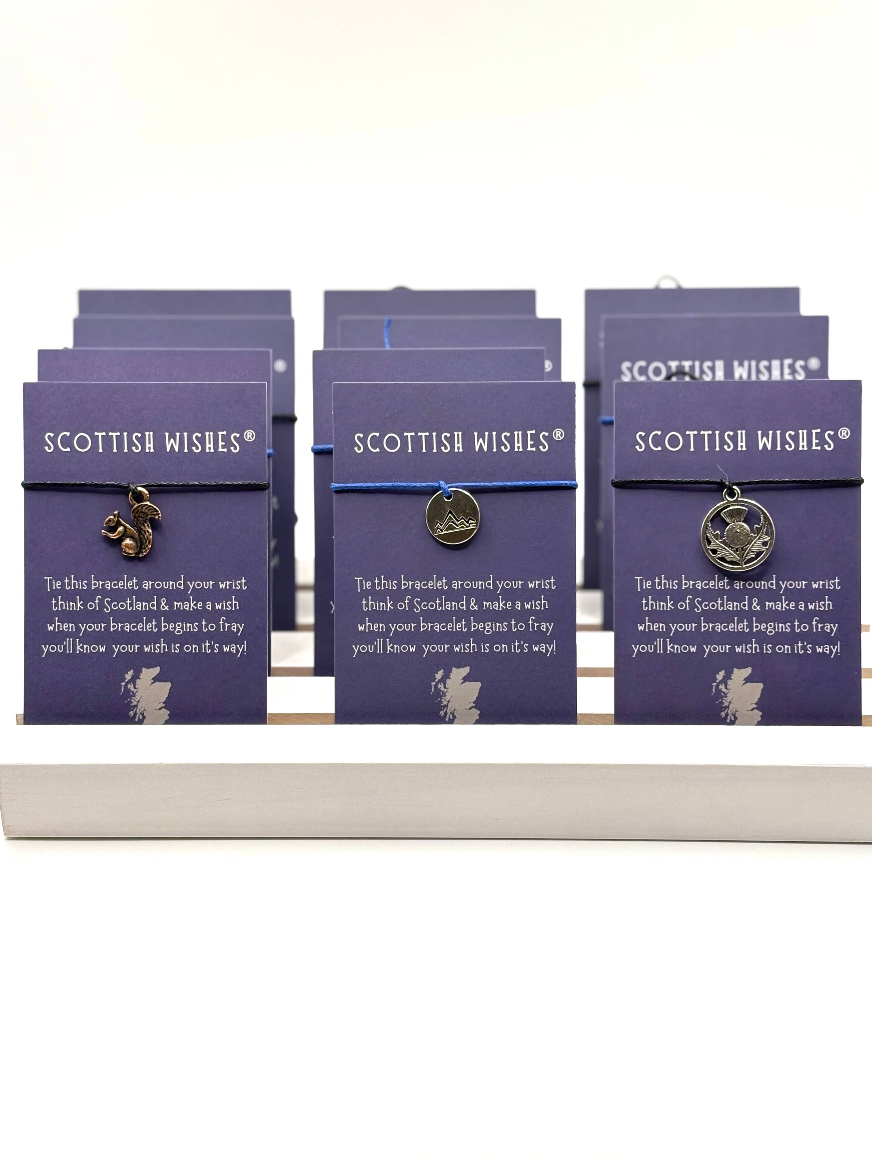 Arran Wishes - Vente Bracelets à breloques/pendentifs - Bracelets à vœux en forme de chardon écossais6