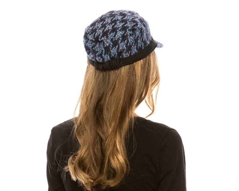 DNMC - Wholesale Newsboy/Schoolboy Hat - Women's - Women's Fashion Cadet Cap - Wool Blend - 2 Colors4