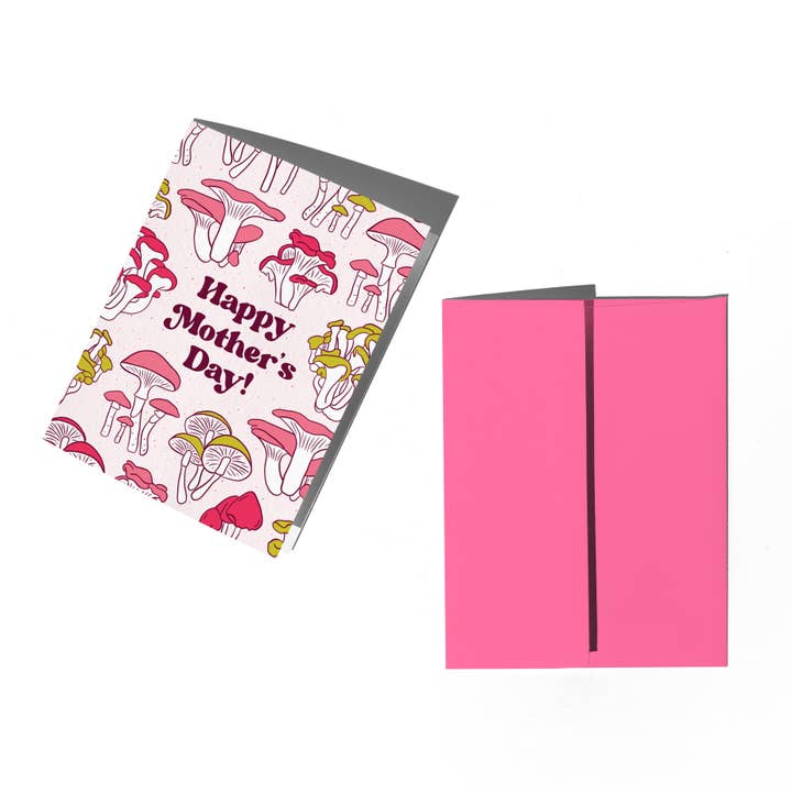 Boss Dotty Paper Co. - Wholesale Mother's Day Card - Mushroom Mother's Day Greeting Card1