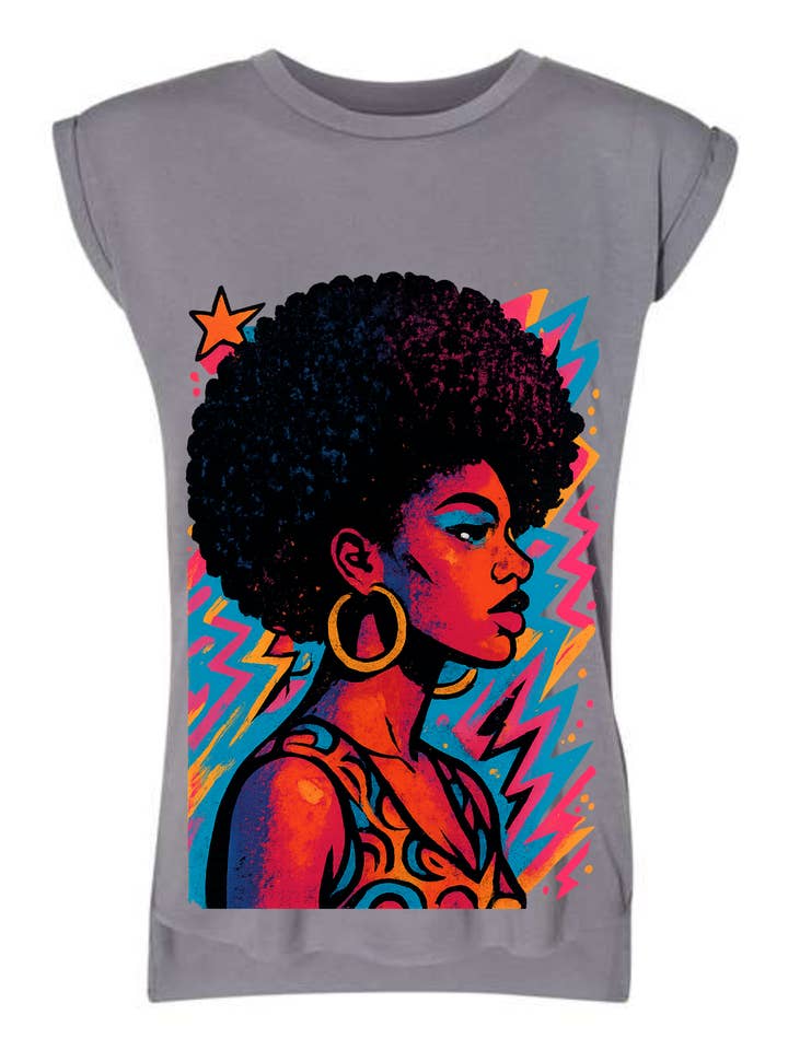 Afro Punk Vibes Muscle T-Shirt for wholesale by Melanin E-Commerce
