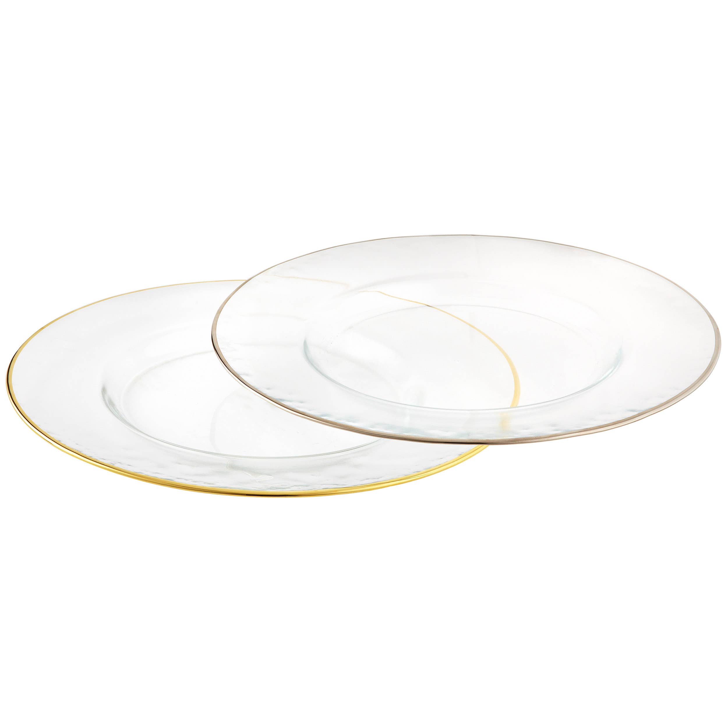 Elegance - Wholesale Charger Plate - Gold Rim Chargers, Set of 42