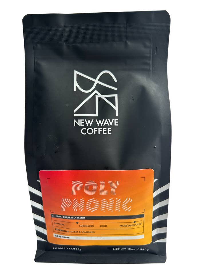Polyphonic Espresso Blend for wholesale by New Wave Coffee Roasters