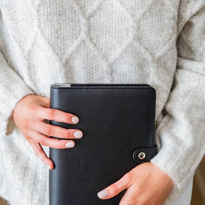 Planner Peace - Wholesale Planner - Textured Black A5 Planner3