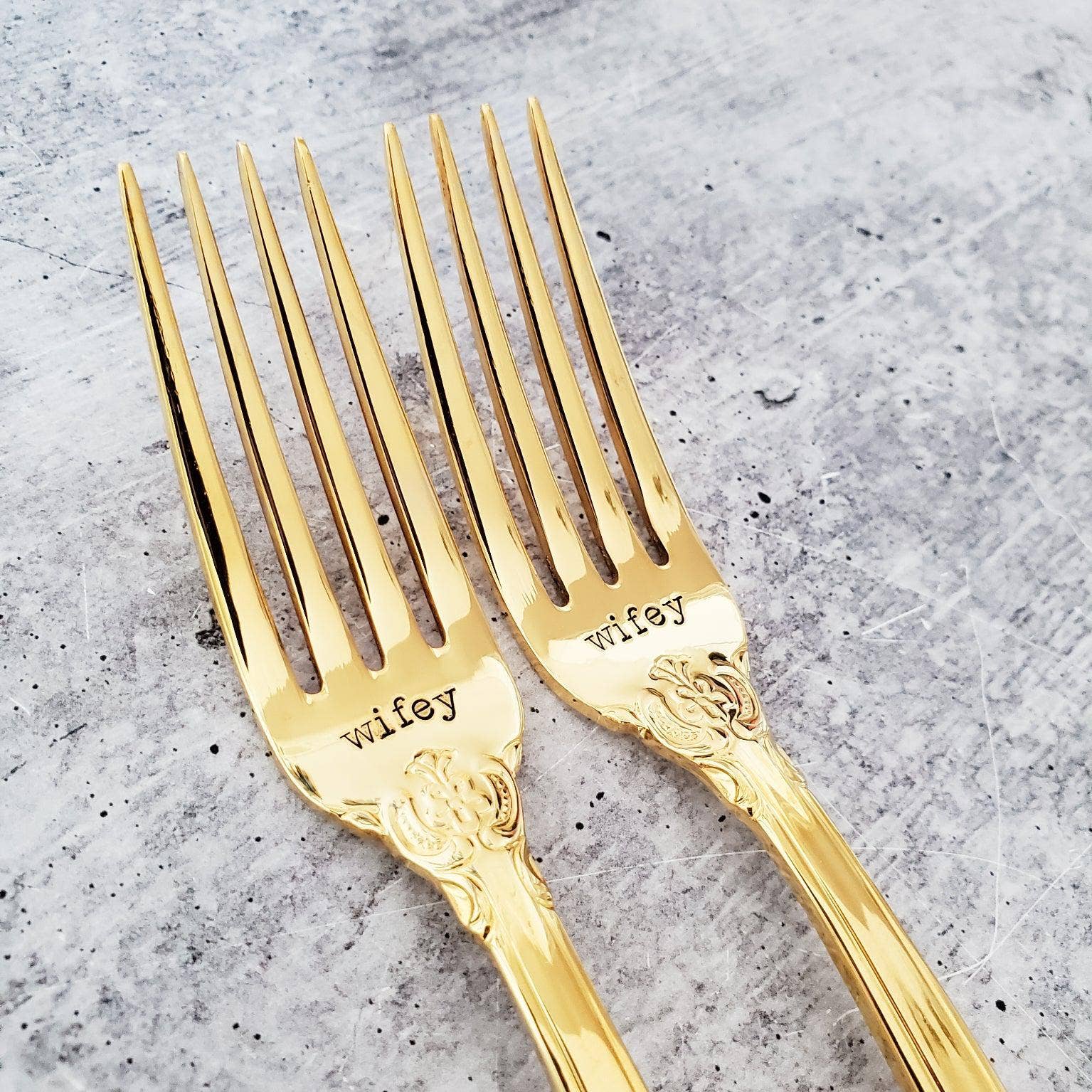 Salt and Sparkle - Wholesale Table Fork - Gold or Silver Vintage Wedding Forks10