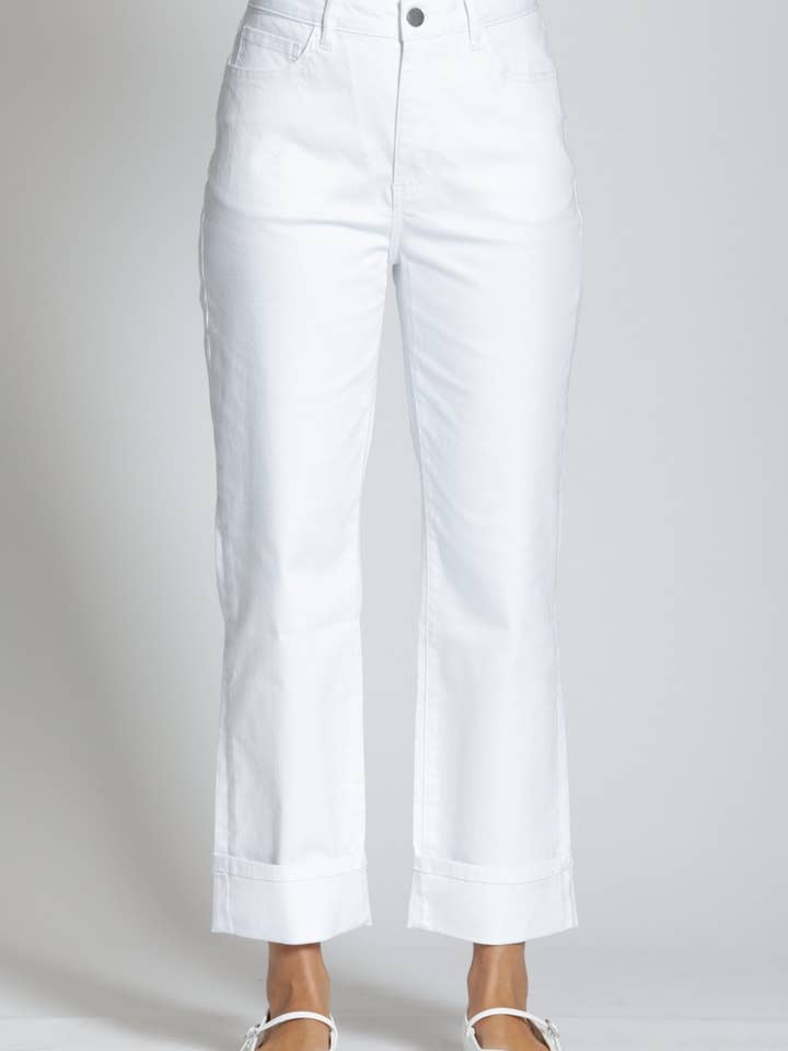 Cuff Jean- White for wholesale by APNY