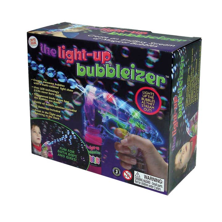 Toysmith - Wholesale Bubble Wand - Kids - Can You Imagine Light-Up Bubbleizer Bubble Blowing Toy