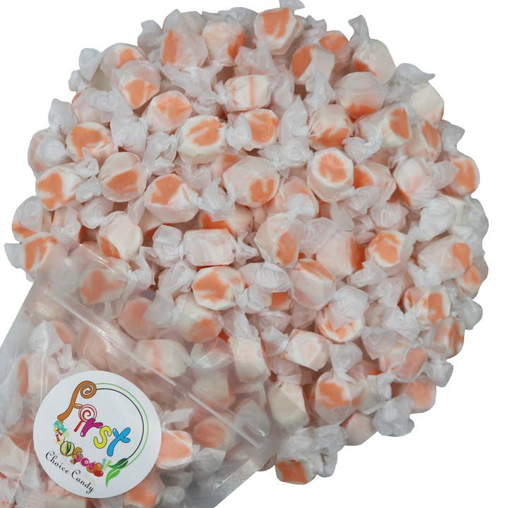 First Choice Candy - Wholesale Taffy - PEACHES & CREAM SALT WATER TAFFY