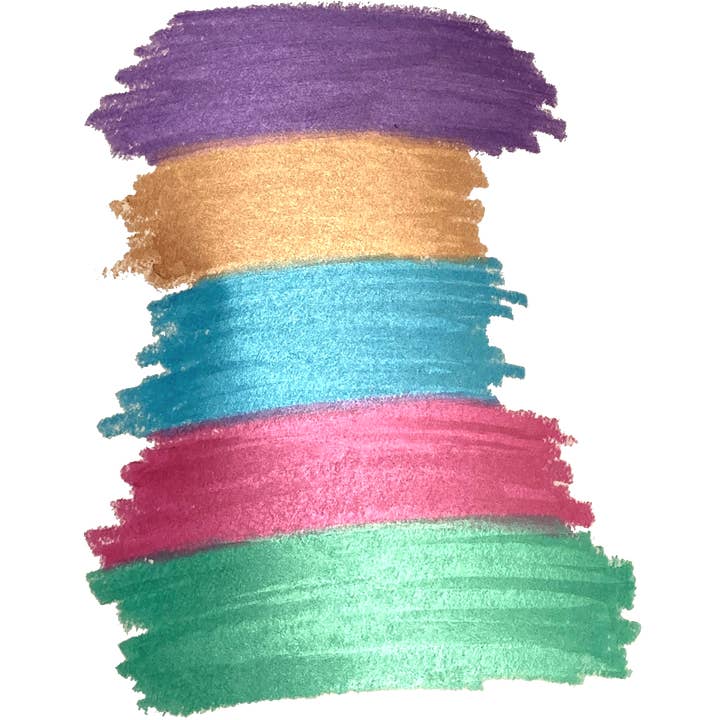 Peter Pauper Press - Wholesale Crayons - Kids & Baby - Studio Series Junior Shimmer Gel Crayons (set of 12)2