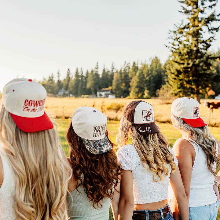 Taylor River Ranch - Wholesale Trucker hat – Unisex - Howdy Cowboy Embroidered Hat1