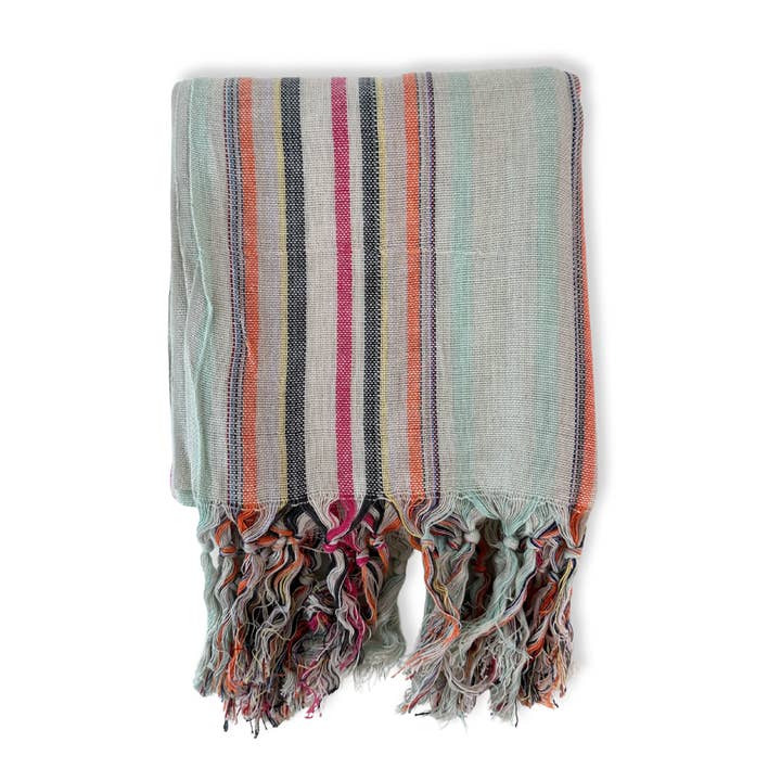 Buld&Co. - Wholesale Beach Towel - Striped Turkish Towel, Peshtemal Hammam Towel STR010
