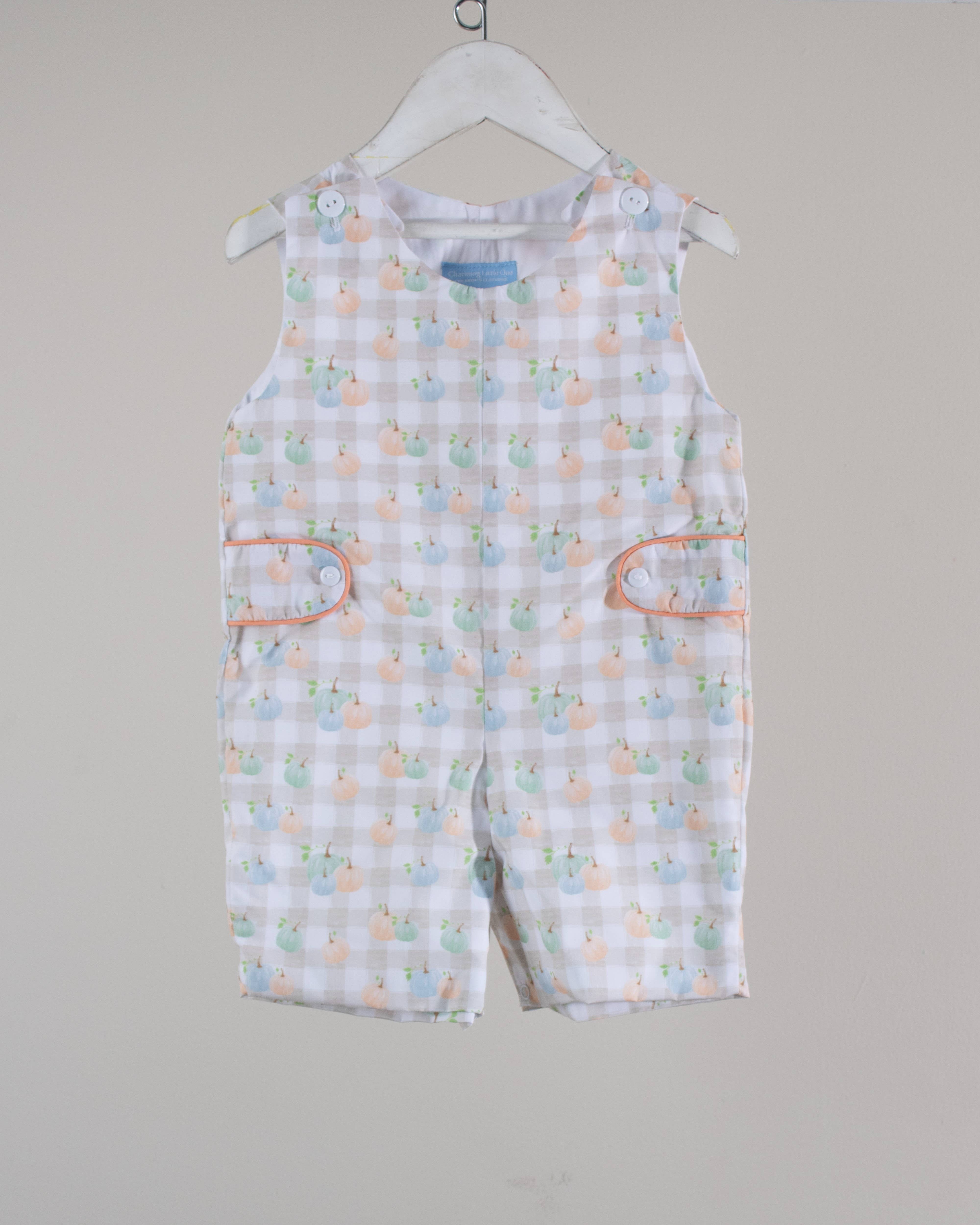 Charming Little Ones - Wholesale Romper - Kids - Pumpkin Season Elijah Jon Jon