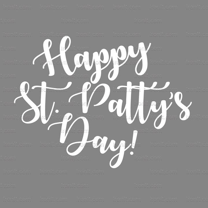 Iron It - Wholesale Sublimation Transfer - Happy ST. Pats, Direct To Film Heat Transfers2