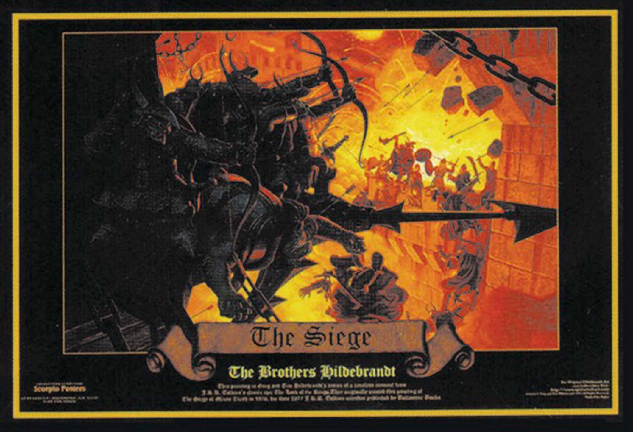 Close Up GmbH - Vendita all'ingrosso Poster - Il Signore degli Anelli Poster l'Assedio 56,5 cm x 87 cm0