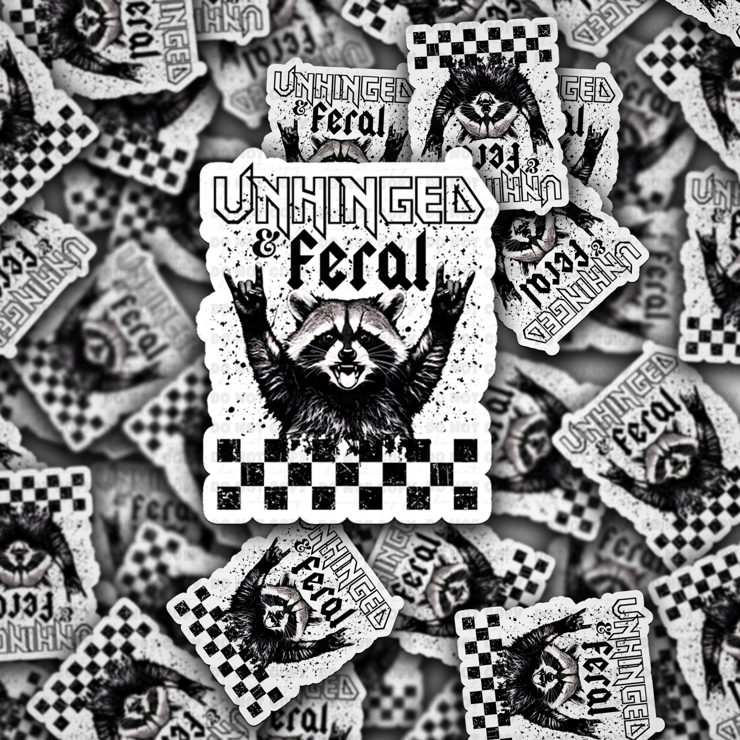 It's Transfer Time - Wholesale Sticker - DC 1841 - Unhinged and feral Die Cut Sticker0