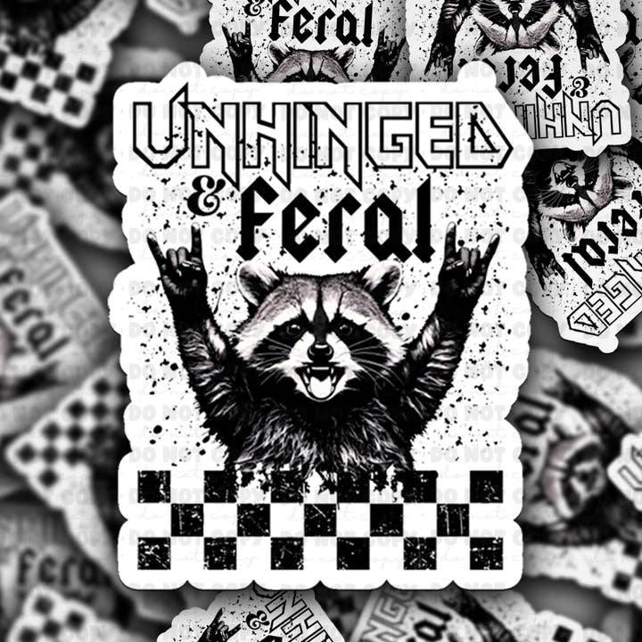 It's Transfer Time - Wholesale Sticker - DC 1841 - Unhinged and feral Die Cut Sticker0