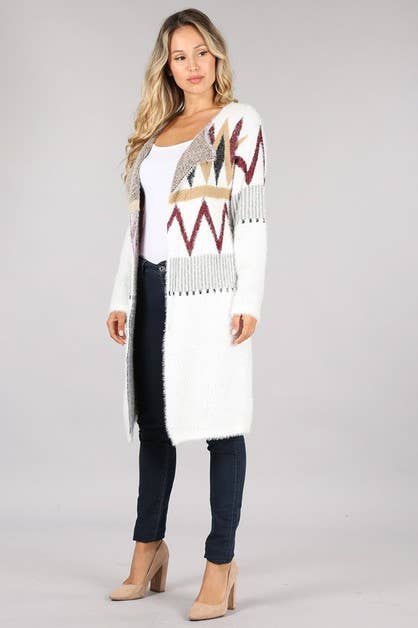 Oceanus Apparel – Engroshandel Cardigan - Dame – OUG80573 Tribal Cardigan Sweater13