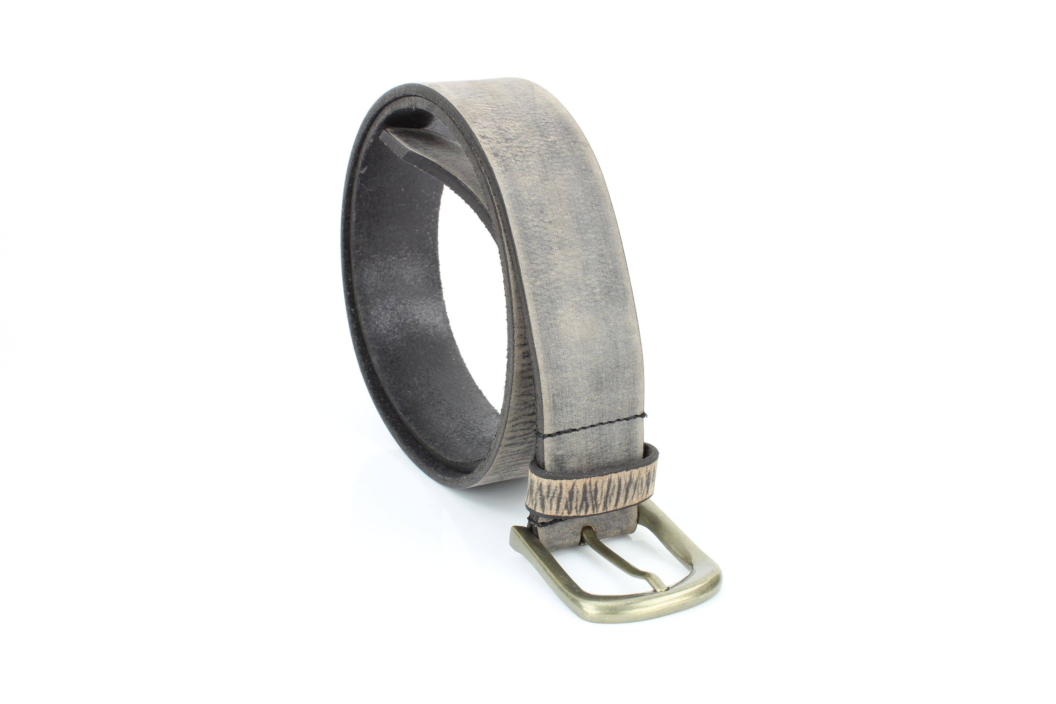 Leather Impressions Inc - Wholesale Belt - Unisex - Matte Distressed Variegated Leather Belt ABB-13-242092