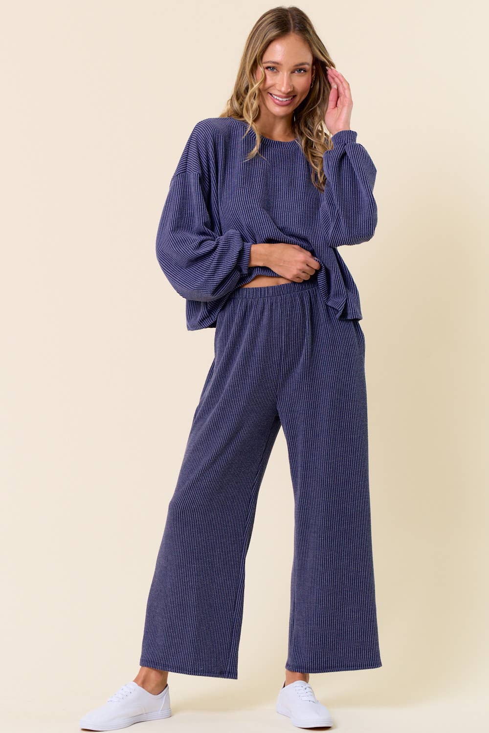 lovely melody - Wholesale Knit Top - Women's - LMT4100-Manifest ribbed top18