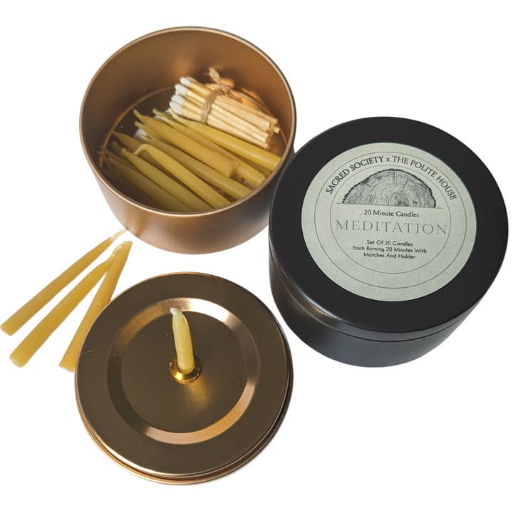 The Polite House - Wholesale Travel Candles - *Custom* 20 Minute Candles in a Tin- Private Label, Custom