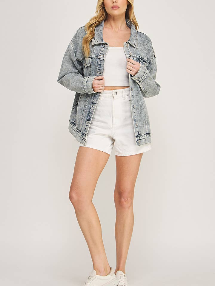 Bridgeton Oversized Denim Jacket for wholesale on Faire7