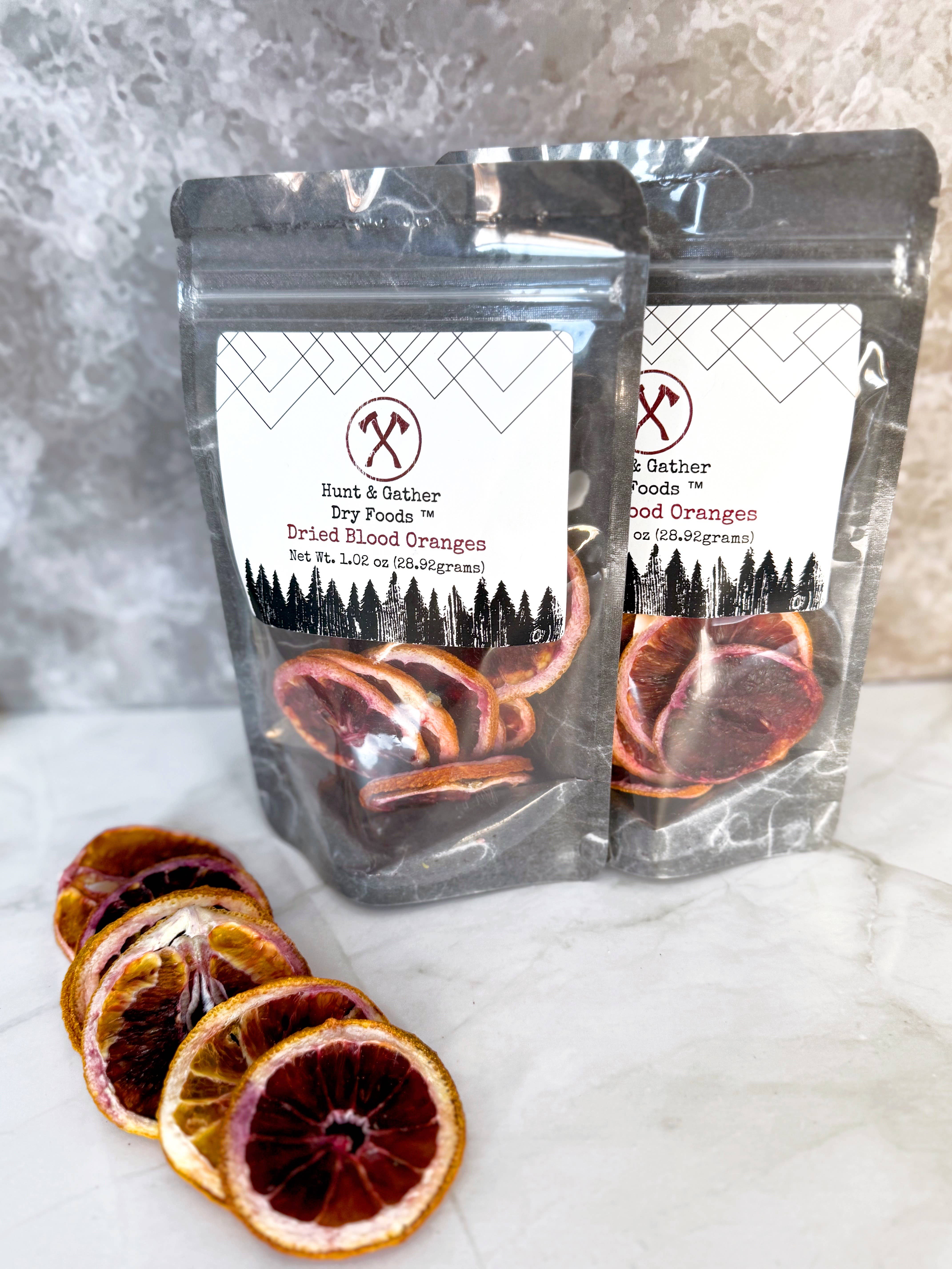 Hunt and Gather Dry Foods - Wholesale Dried/Dehydrated Fruit - Dried Blood Oranges Cocktail Garnishes3