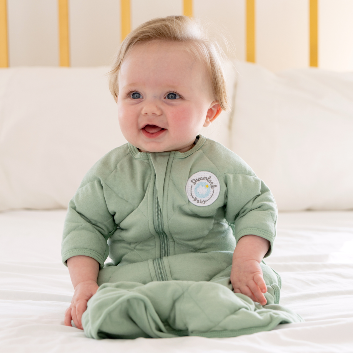 Dreamland Baby - Wholesale Sleepsack - Baby - Dream Weighted Transition Swaddle - Sage Green2