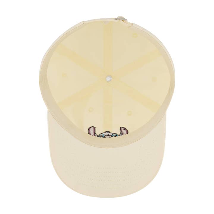 Concept One - Wholesale Baseball Cap - Unisex - Disney Stitch Winky Face Embroidery Dad Cap,Khaki