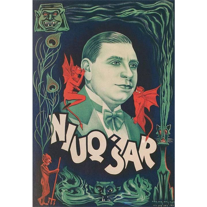 Found Image Press – wholesale Magnet – Magnet AP-271 Niuqsar Magician Poster