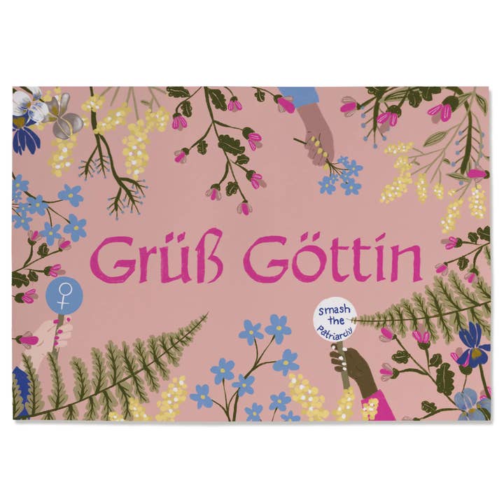 Postkarte “Grüß Göttin” für den Großhandel von nuukk GmbH