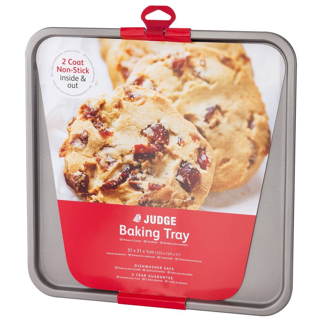 Judge UK - Wholesale Baking Sheet/Mat - Judge Bakeware, 31 x 31 x 1cm Baking Tray, Non-Stick0