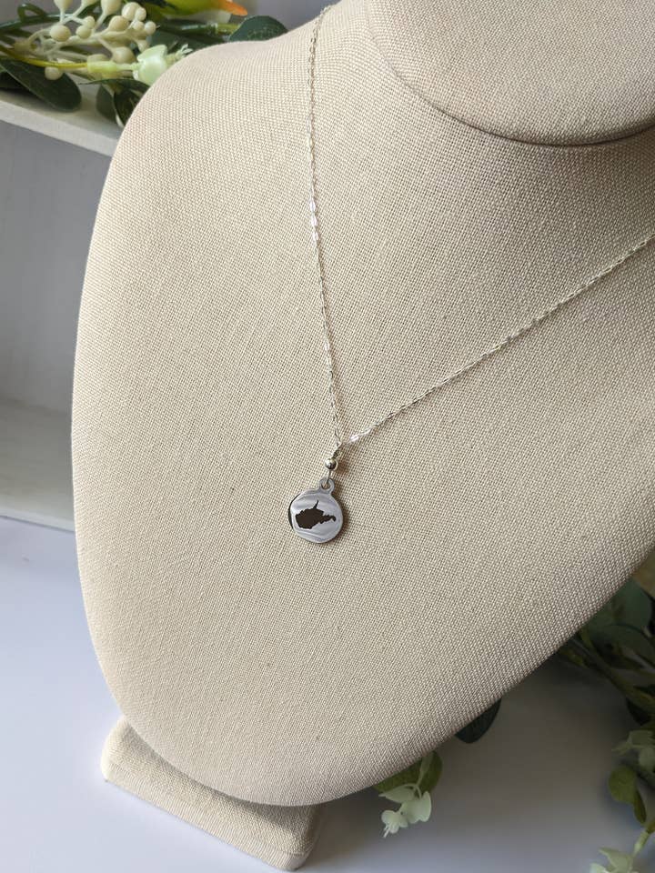 West Virginia Necklace for wholesale by North Fork Jewelry Design, LLC