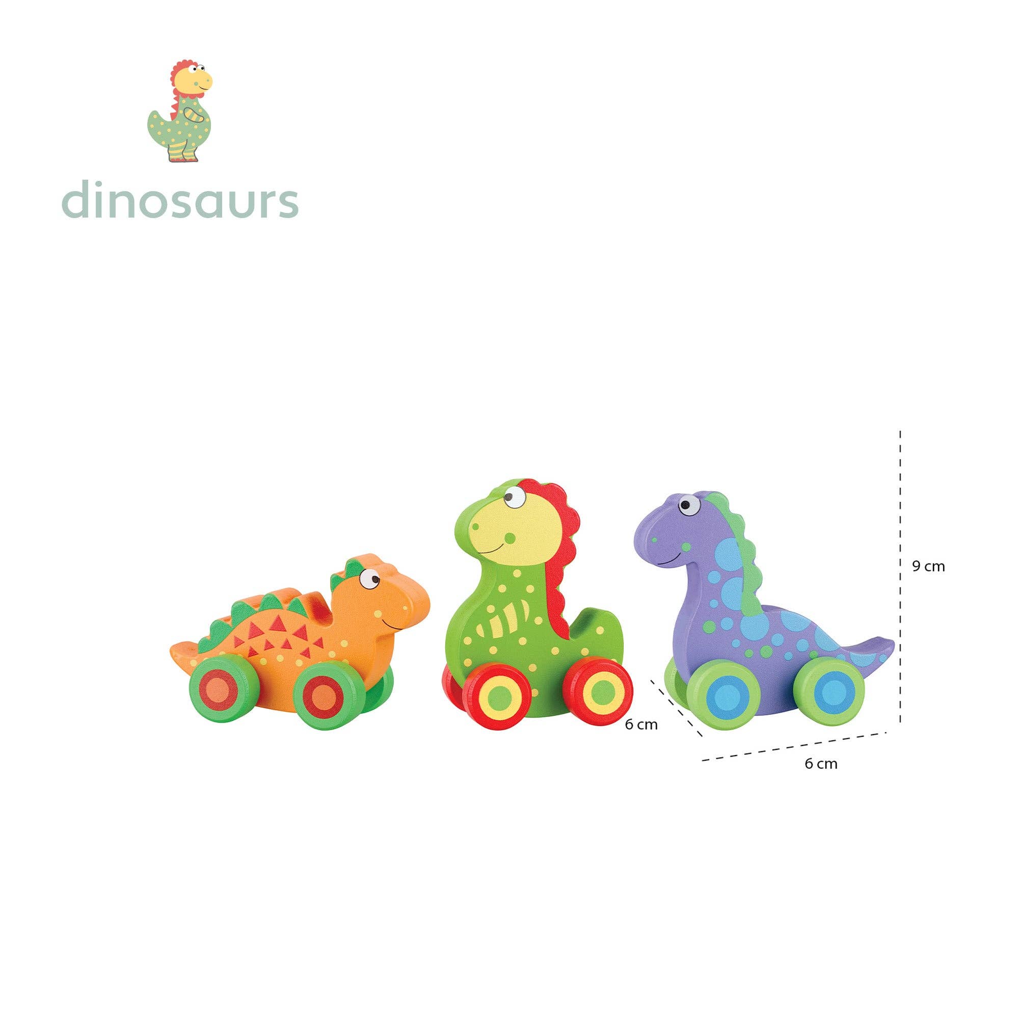 Orange Tree Toys - Wholesale Wood Toy - Kids - First Dinosaurs Wooden2