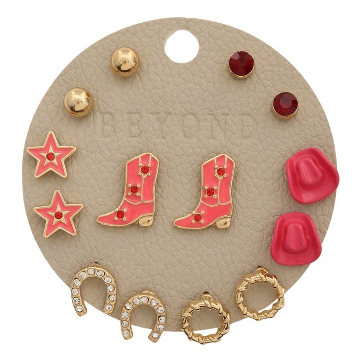 VÄSTERLÄNDSKT ASSORTERAT ÖRHÄNGESET, E 19328 PA för wholesale av JOIA ACCESSORIES