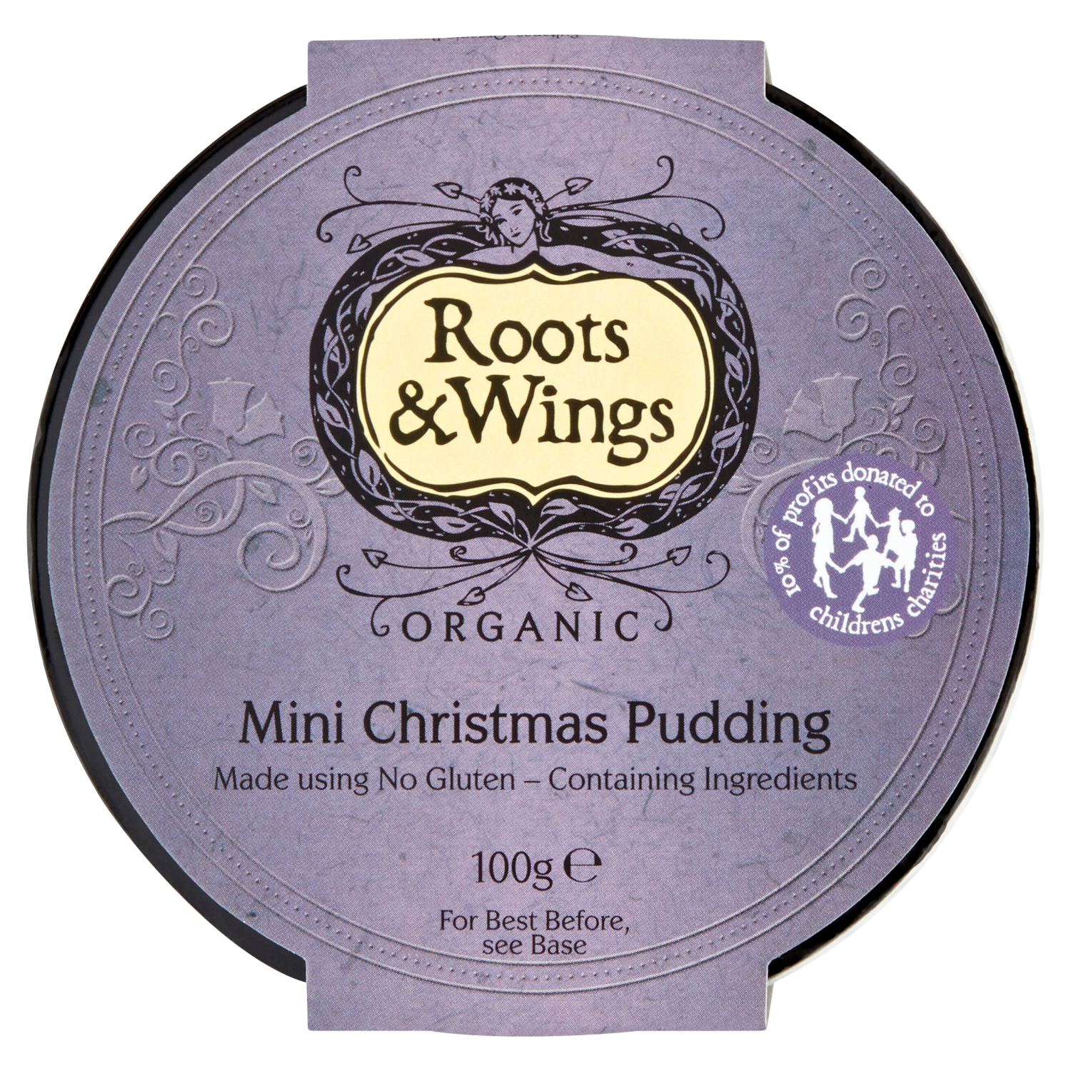 Roots & Wings Organic – wholesale Pudding – Roots & Wings Organic Mini Christmas Pudding no Gluten0