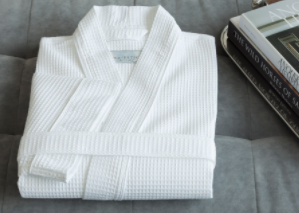 Branco Robe Kimono Somerset Puffy Waffle para venda a revendedores na Faire1