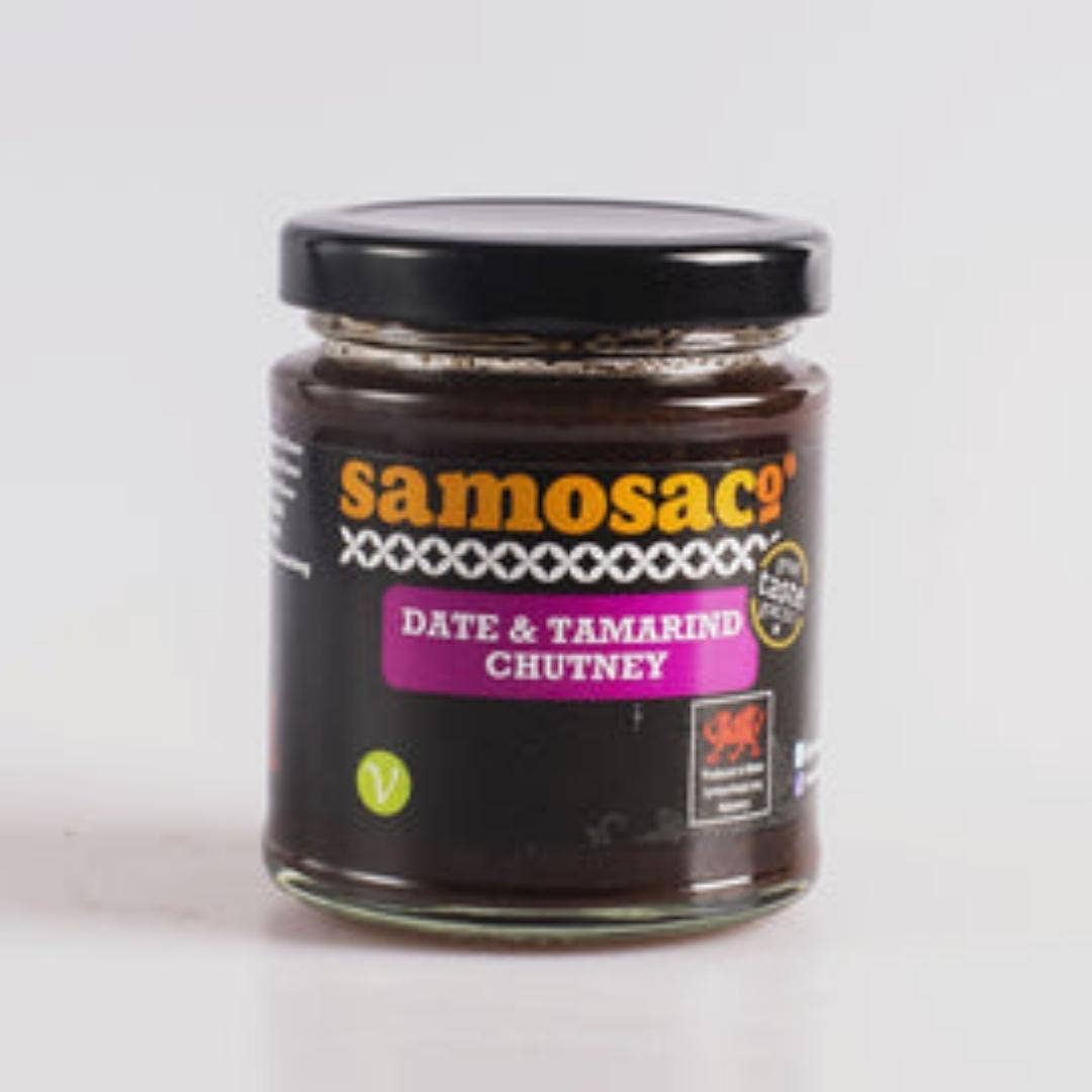 SamosaCo - Vente Chutneys - Chutney aux dattes et au tamarin (Great Taste Award) 210g0