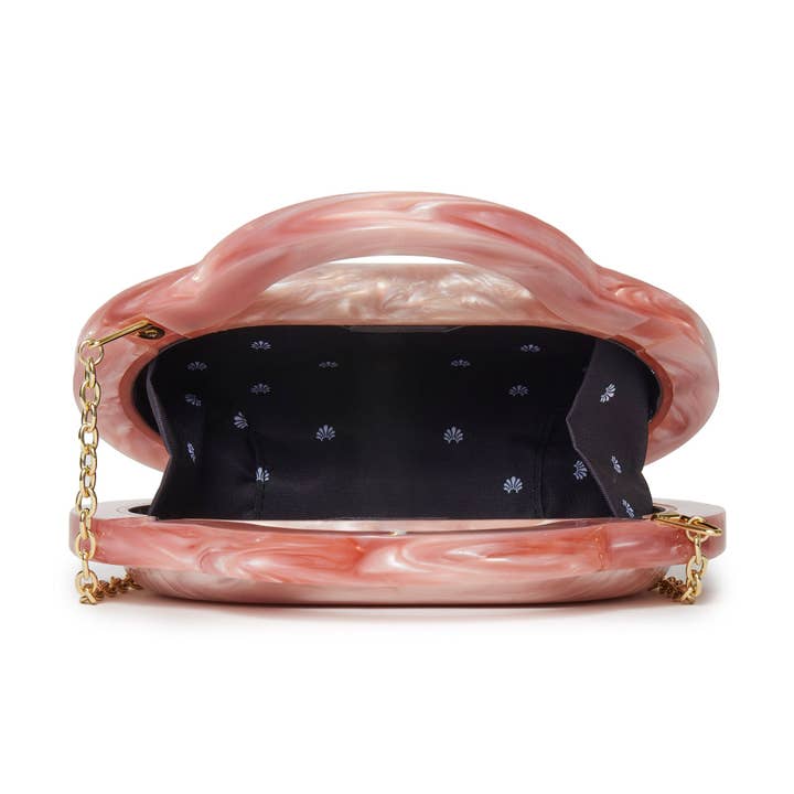 Lele Sadoughi - Wholesale Clutch Bag - Women's - ROSE PILL BOX ACETATE BAG3