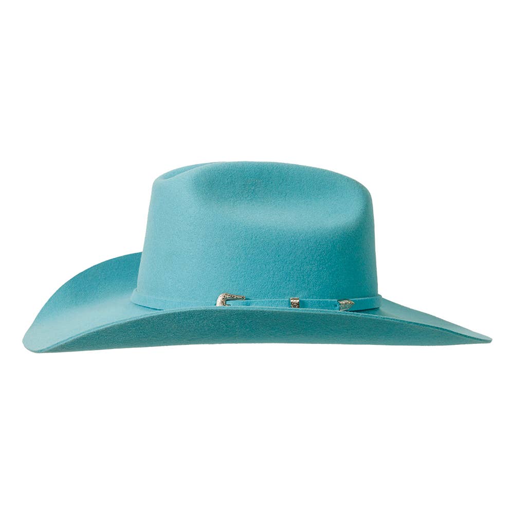 American Hat Makers - Wholesale Cowboyhoed - Uniseks - 100% wollen vilten western cowboyhoed - Style Cattleman48