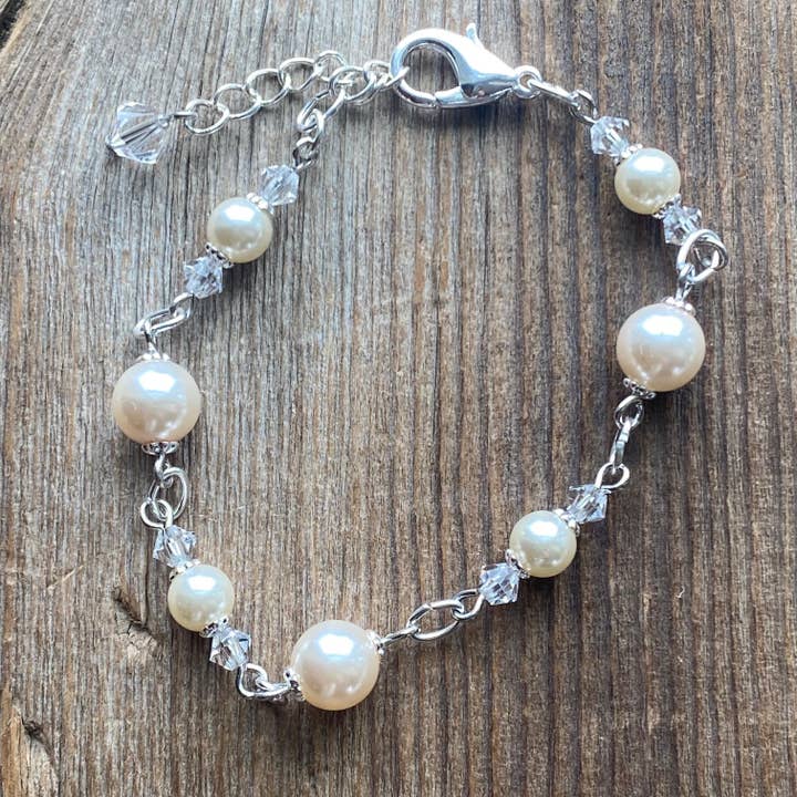 Pearls on Ice Pearl Bracelet for wholesale by Cool Water Jewelry