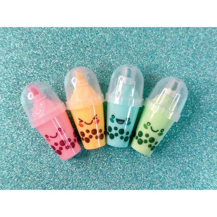 Geddes - Wholesale Highlighter - ANIME BOBA TEA HIGHLIGHTER 24/BAG