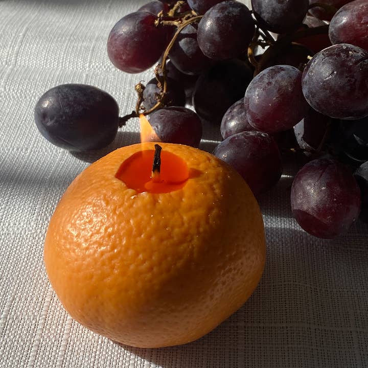 Orange Mandarin Candle for wholesale on Faire
