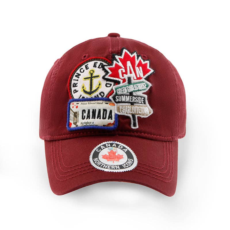 Northern Icons Canada - Wholesale Baseball Cap - Unisex - Prince Edward Island Multi-patch Cap13