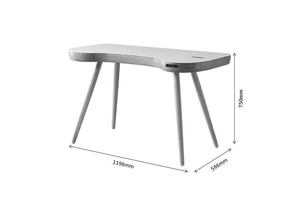 Jual Furnishings Ltd – wholesale Console table – San Francisco Oak Smart Desk2