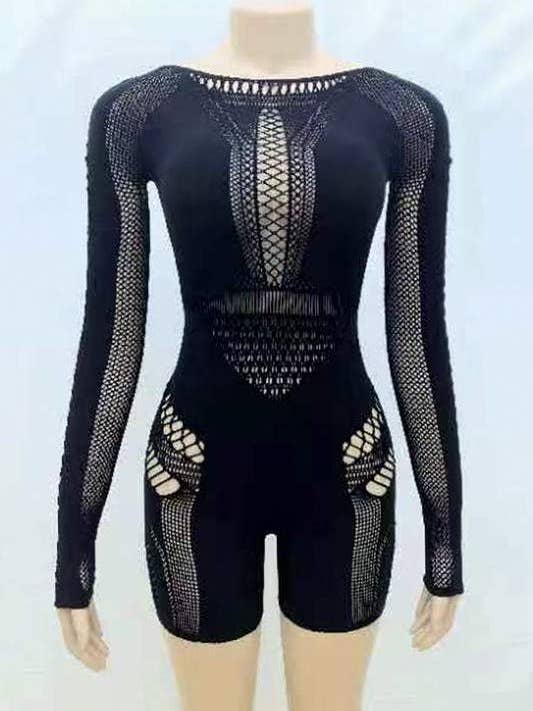 Flarix - Wholesale Jumpsuit – Women's - mesh bodysuit with cutouts, women's romper11