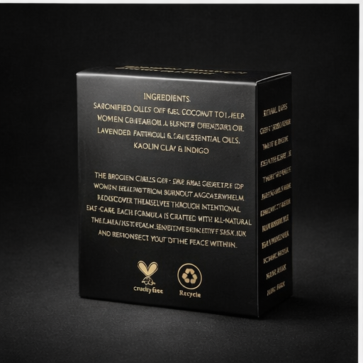 The Broken Circle Soap Co - Vente Pains de savon - Barre pour le visage Clarity (arbre à thé et menthe poivrée) | Savon au lait de chèvre7