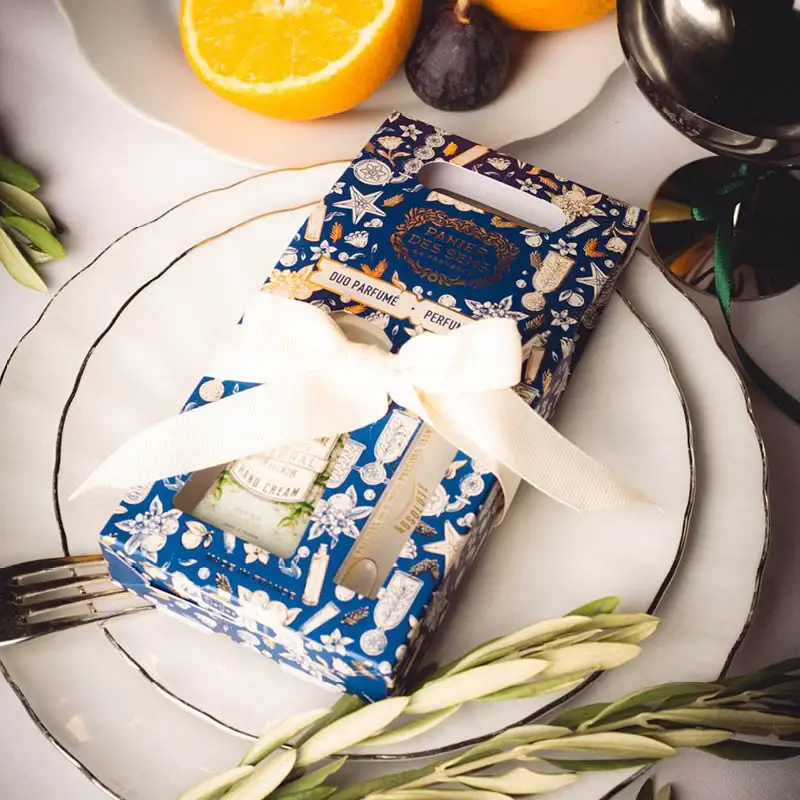 PANIER DES SENS - Vente Crèmes/lotions pour les mains - Coffret Cadeau Duo de Noël - Jasmin2