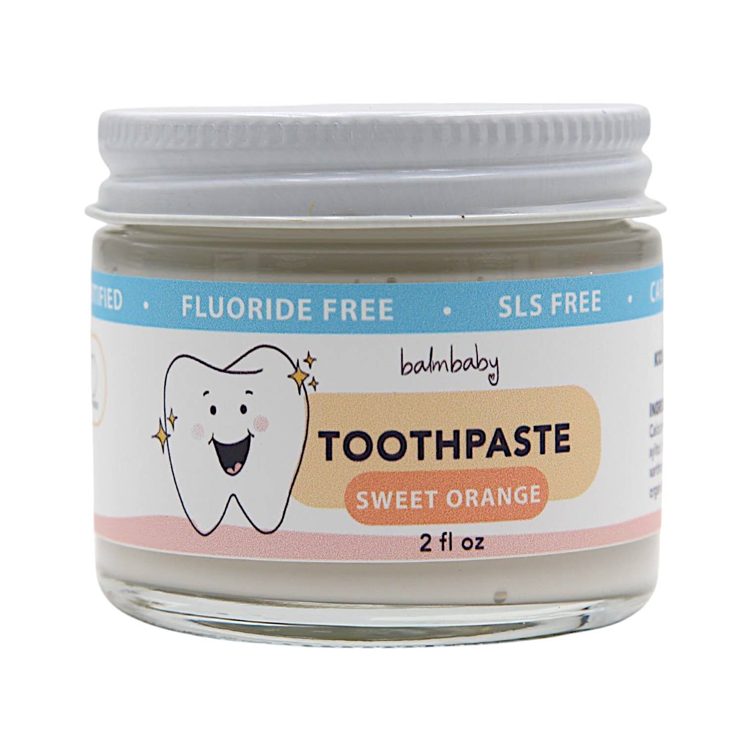Taylor's Naturals - Wholesale Toothpaste - Balm Baby - All Natural Kids Toothpaste - Glass Jar0